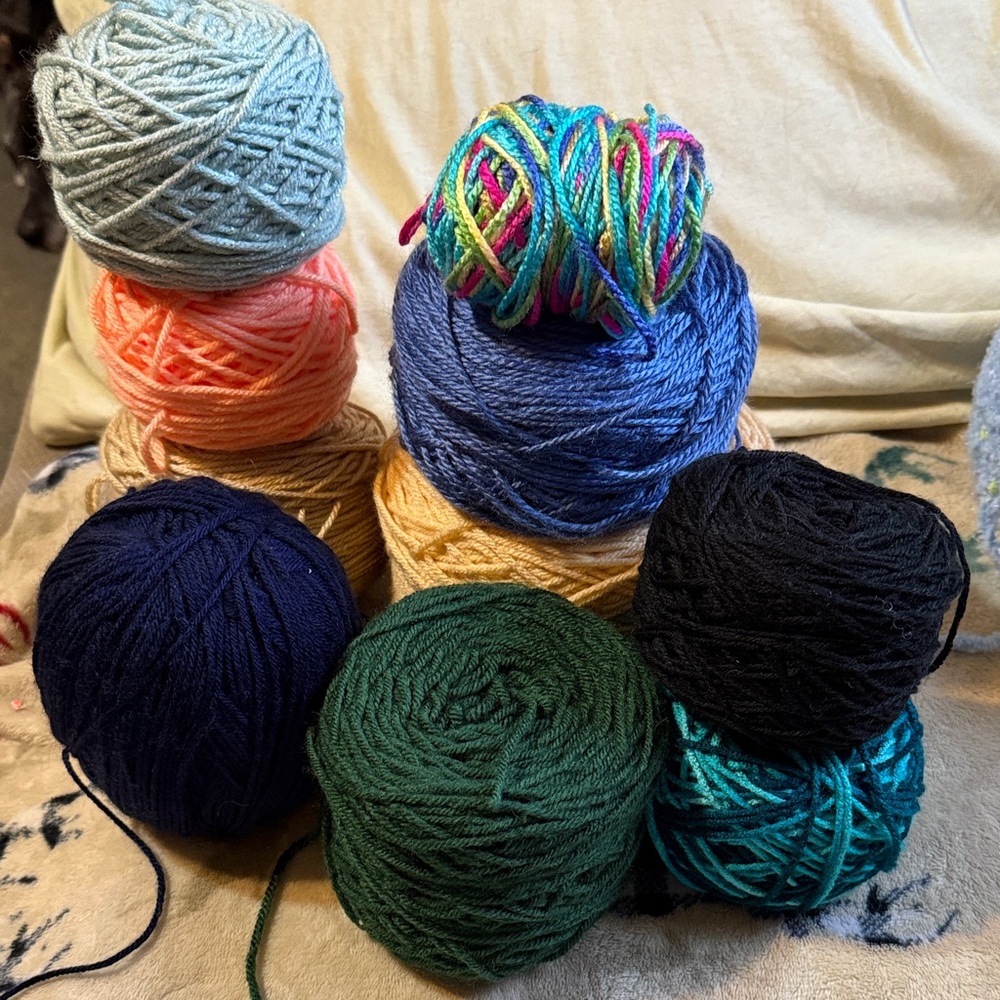 Colorful Yarn Bundle